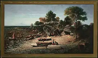 View on the Italian Coast near Naples, 1866, Musée des Beaux-Arts de Boston