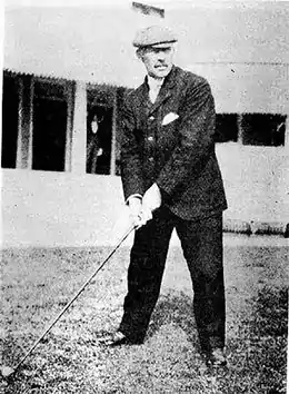 George Lyon pendant les Jeux de 1904.