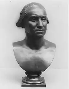 George Washington, buste en bronze, fonderie Barbedienne & procédé Collas (Metropolitan Museum of Art).
