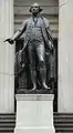 Statue de George Washington érigée devant le Federal Hall National Memorial à New York