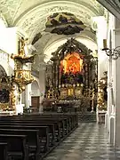 Intérieur de l'église de St. Georgenberg