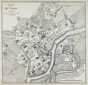 Liège en 1740.