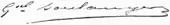 signature de Georges Boulanger