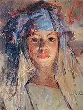 Portrait de jeune femme de Bou Saada