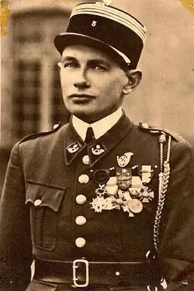 Georges Journois, commandant du 5e bataillon de chasseurs à pied en 1939.