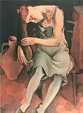 Česající se žena (1912).