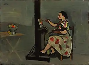 L'Élève au chevalet (1938).