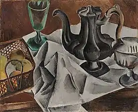 Nature morte au verre vert (1914).