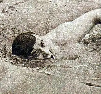 Georges Michel, premier français à traverser la Manche, en 1926.