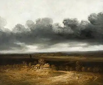 Paysage avec fermes(1830-1843)Kelvingrove art Gallery