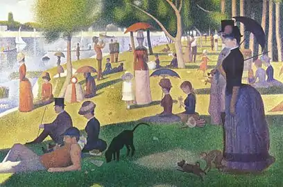 Georges Seurat, Un dimanche après-midi à l'Île de la Grande Jatte (1884-1886)