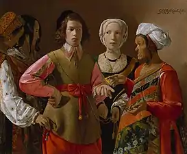 La Diseuse de bonne aventure de Georges de La Tour.