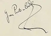 signature de Georges de Porto-Riche