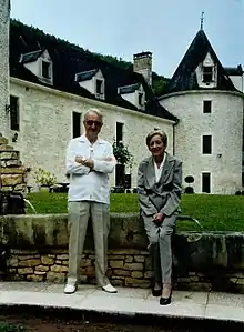 Georges et Nicole Pasteur le 18 juillet 2004.