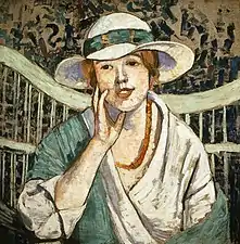 Le Chapeau blanc et vert (1914), musée de Grenoble.