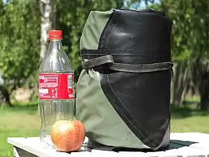 Packraft emballé