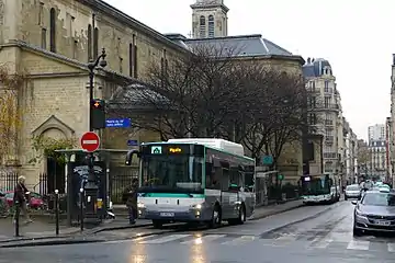 Autobus électrique (Gépébus Oréos 4X de la RATP).