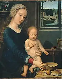 7. Vierge à l'Enfant à la soupe au lait, Palazzo Bianco, Gênes.
