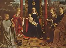 Mariage mystique de sainte Catherine, Gérard David