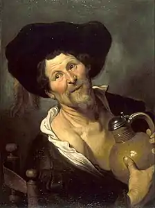 Le Joyeux buveur (entre 1624 et 1626), Baltimore, Walters Art Museum.