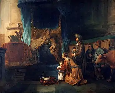 Anne et son époux Elcana, 1665Musée du Louvre