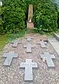 Cimetière de Gerchsheim, tombes et mémorial des soldats du Wurtemberg