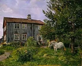 À la ferme, Ulvin (1889), Galerie nationale d'Oslo.