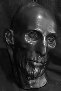 Masque mortuaire de Géricault, localisation inconnue.