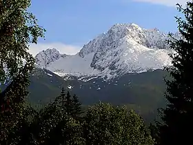 Vue de la face Sud du Gerlachovský štít