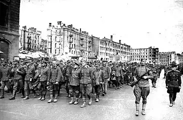 Prisonniers de guerre allemands à Kiev