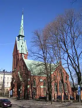 Église allemande à Helsinki (Harald Julius von Bosse et Carl Johan von Heideken - 1864).