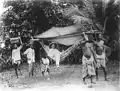 Un colon allemand au Togoland en 1885.