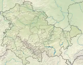 Voir sur la carte topographique de Thuringe