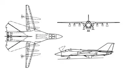 vue en plan de l’avion