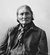 Geronimo, dirigeant chiricahua apache.