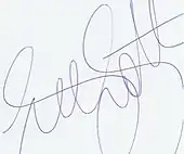 signature de Gerry Scotti