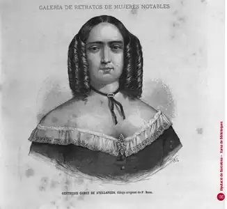 Gertrudis Gómez de Avellaneda, numéro 1.