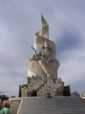 Monument aux soldats tombés aux Malouines, à Quequén, Province de Buenos Aires.