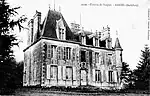 Le château du Vergier (Verger) au début du XXe siècle (carte postale).