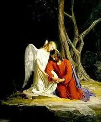 Carl Heinrich Bloch, Le Christ au jardin de Gethsémani, 1865-1879