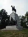 Statue équestre du général Lee située à Gettysburg.