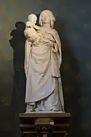 Statue de la Vierge à l'Enfant.