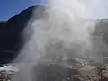 Geyser de la pointe du souffleur