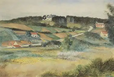 Vue de Sint-Genesius-Rode (1942), Ostende, musée d'Art à la mer.