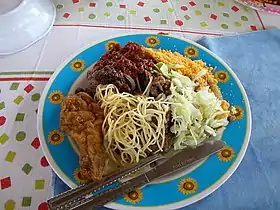 Waakye (ou wache), plat épicé du Ghana