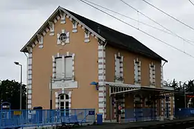 La gare de Gièvres, en 2010.