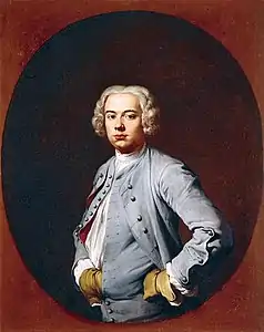 Portrait d'homme (1740-1742) Musée Thyssen-Bornemisza, Madrid.