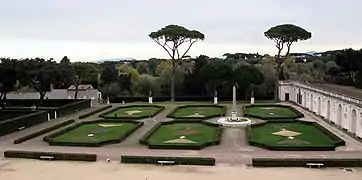 Jardins de la Villa Medicis.