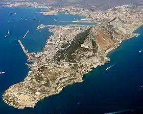 Rocher de Gibraltar.