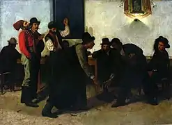 Un jeu de mourre, 1874.